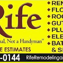 Rife Remodeling &amp; Flooring Logo