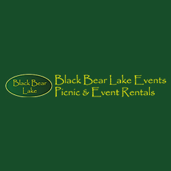 Black Bear Lake Events Picnic and event rentals Logo