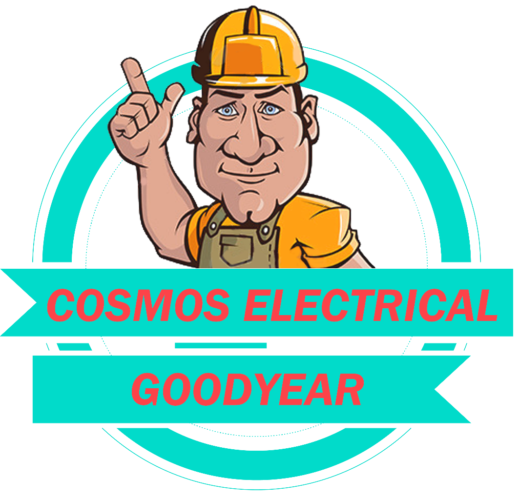 Cosmos Electrician Good Year Logo