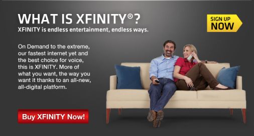 XFINITY Store by Comcast Logo