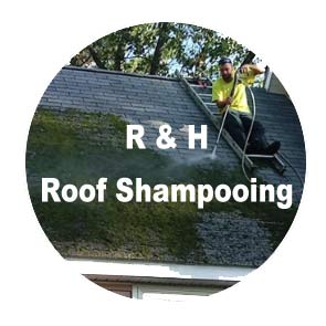 R&amp;H Roof Shampooing &amp; Repair Logo