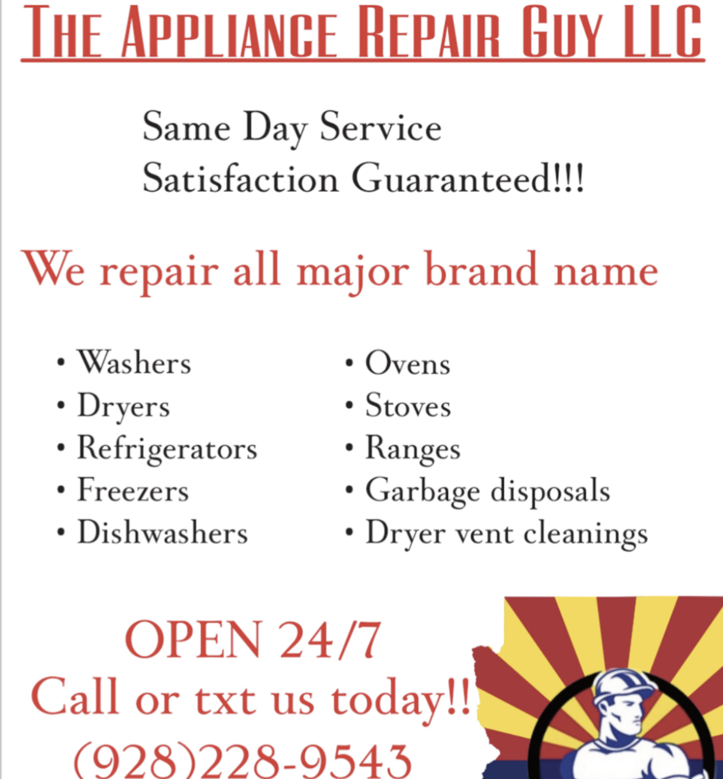 The Appliance Repair Guy LLC Logo