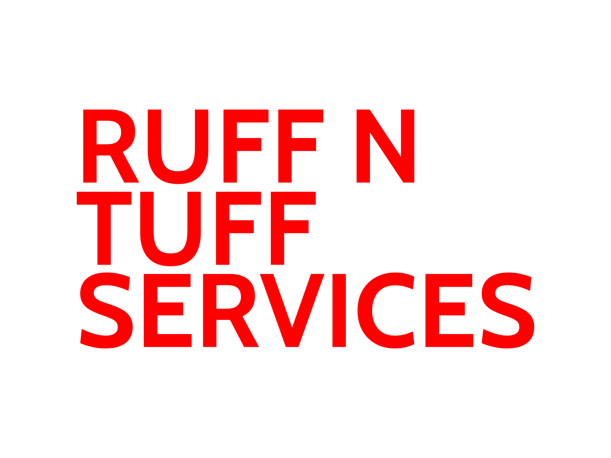 Ruff N Tuff Services Logo