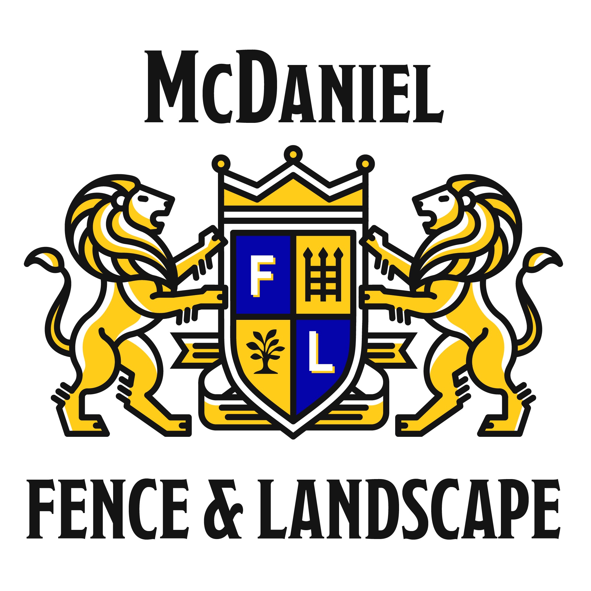 McDaniel Fence &amp; Landscape Logo