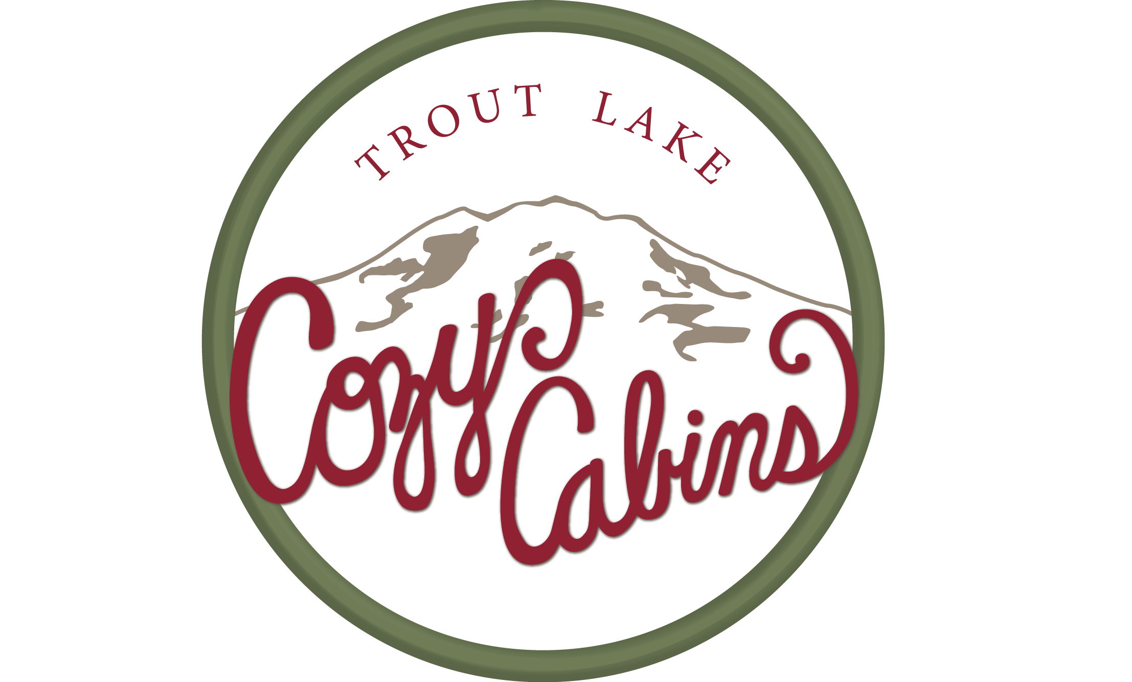 Trout Lake Cozy Cabins Logo