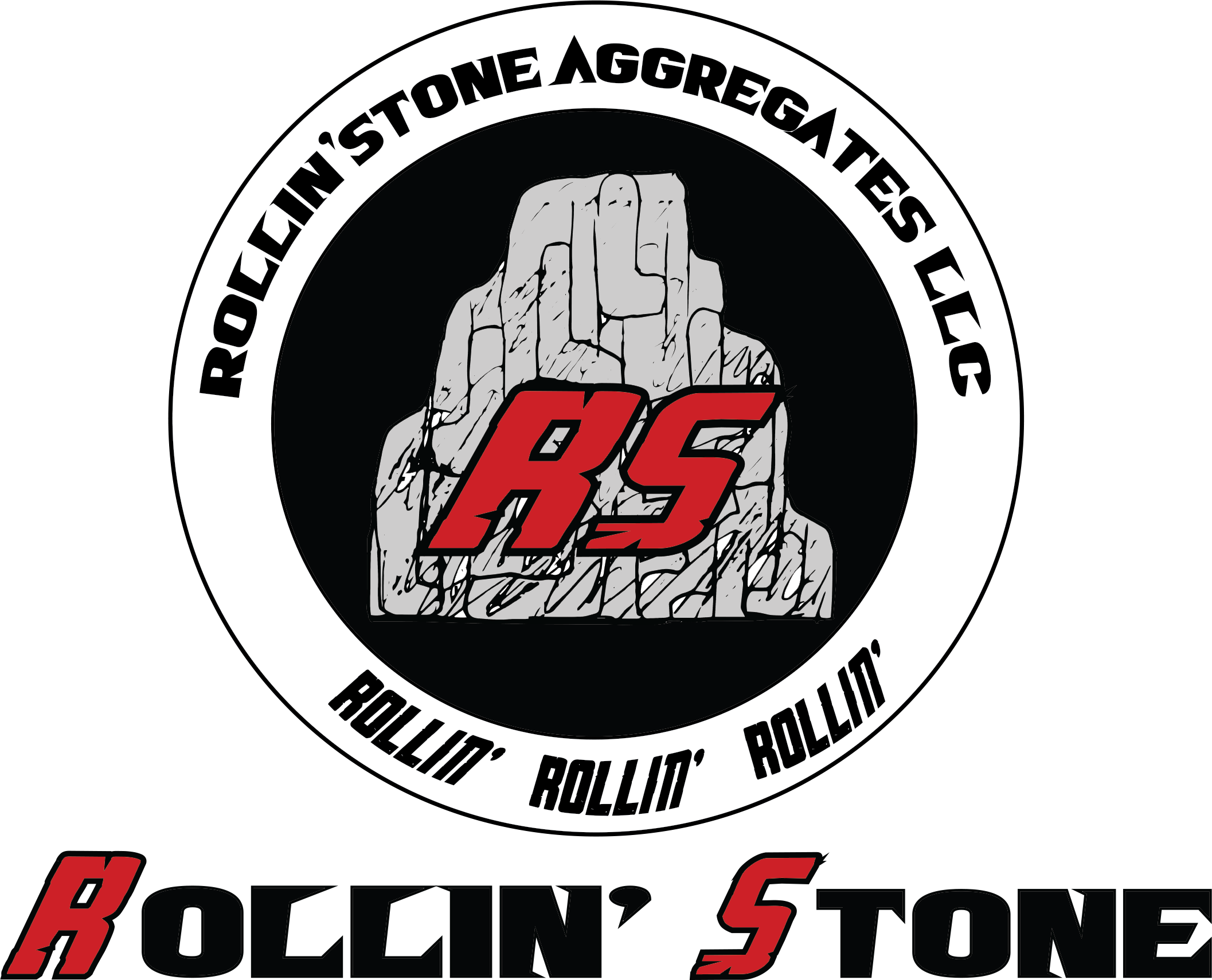 Rollin&apos; Stone Aggregates Logo