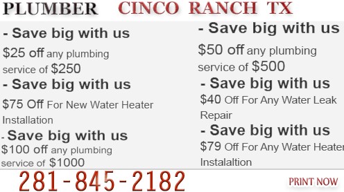 Plumber Cinco Ranch TX Logo