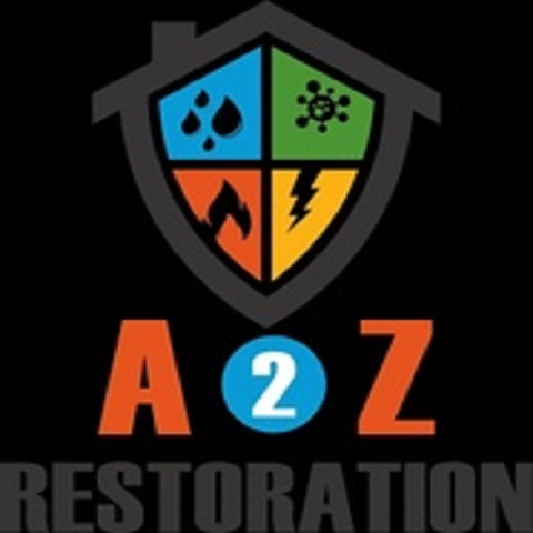 Flooded Water Damage Cleanup Logo
