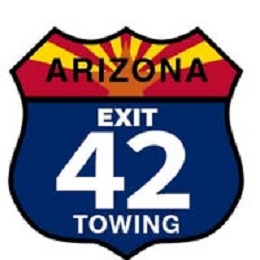 EXIT 42 Towing Logo
