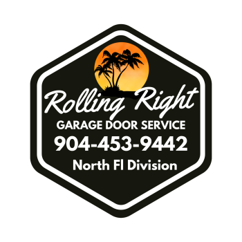 Rolling Right Garage Door Service Logo
