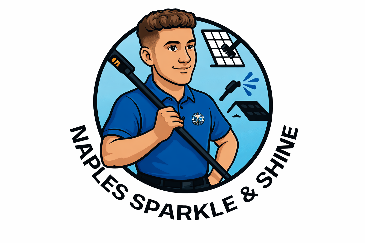 Naples Sparkle &amp; Shine Logo