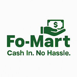 Fo-Mart Union  Cash In for iPhones, Dexcom G6  G7, Libre &amp; Omnipod Logo
