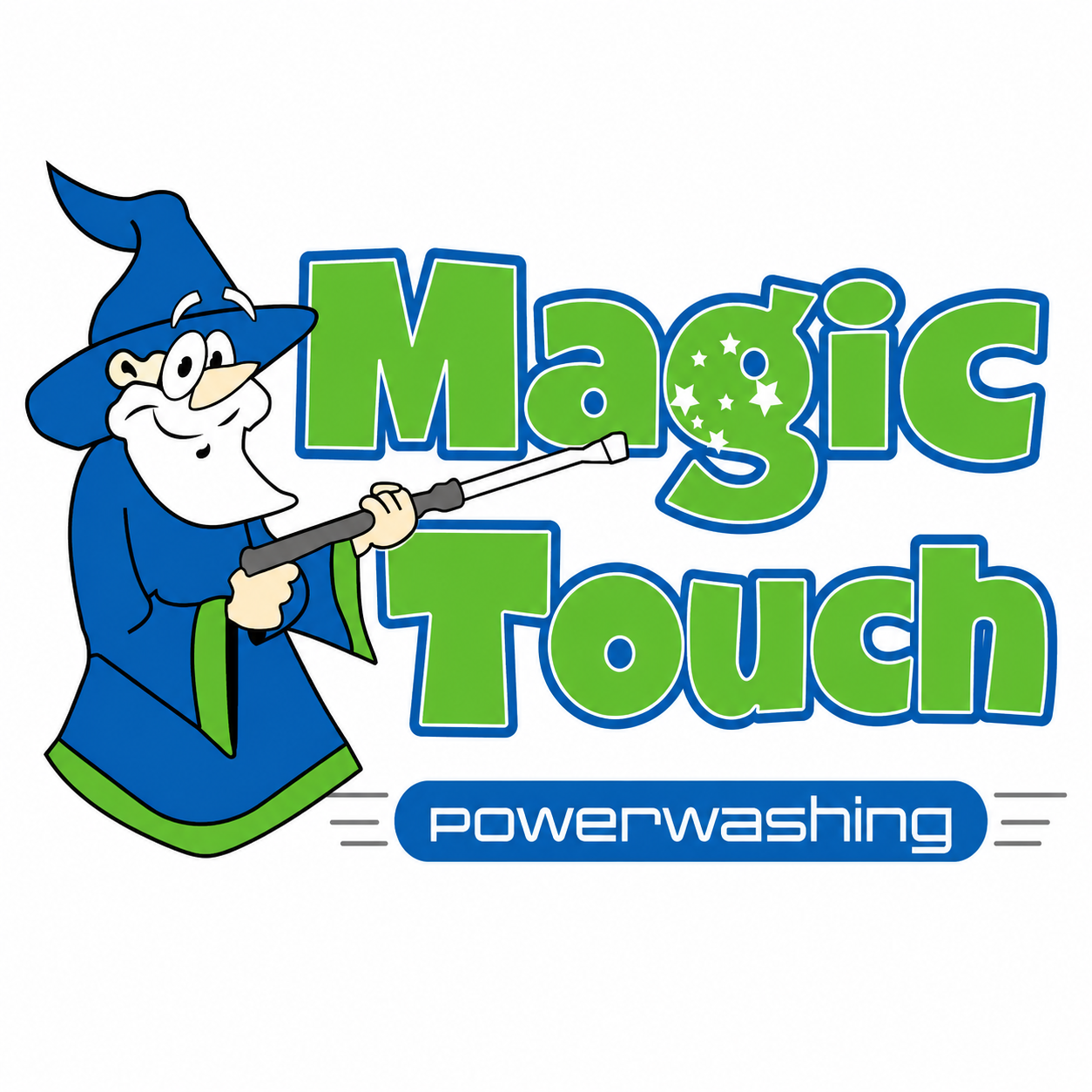 Magic Touch Power Washing Logo