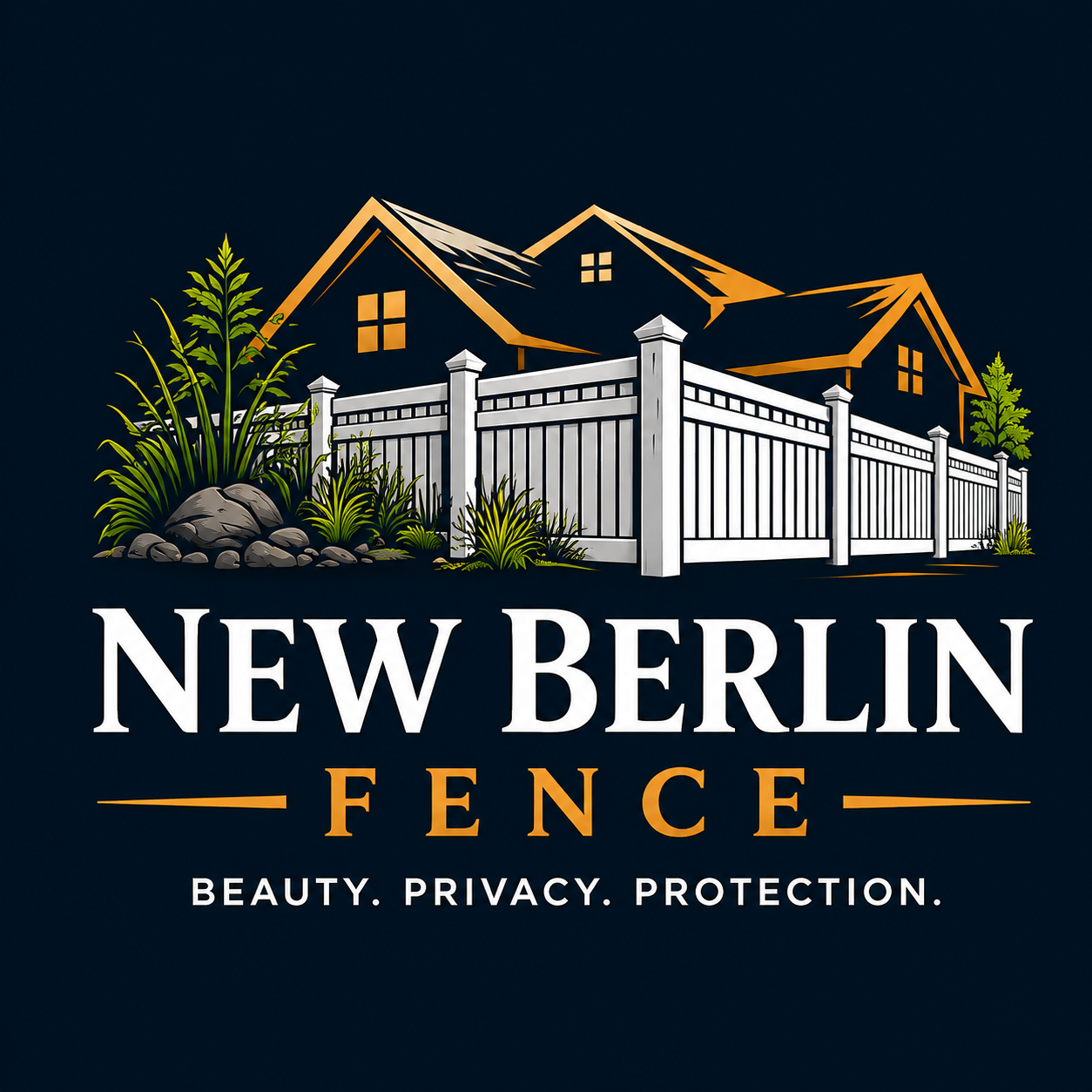 Metal Fence, Vinyl Fence, Wood Fence, Commercial Fence ,Fence Repair Logo