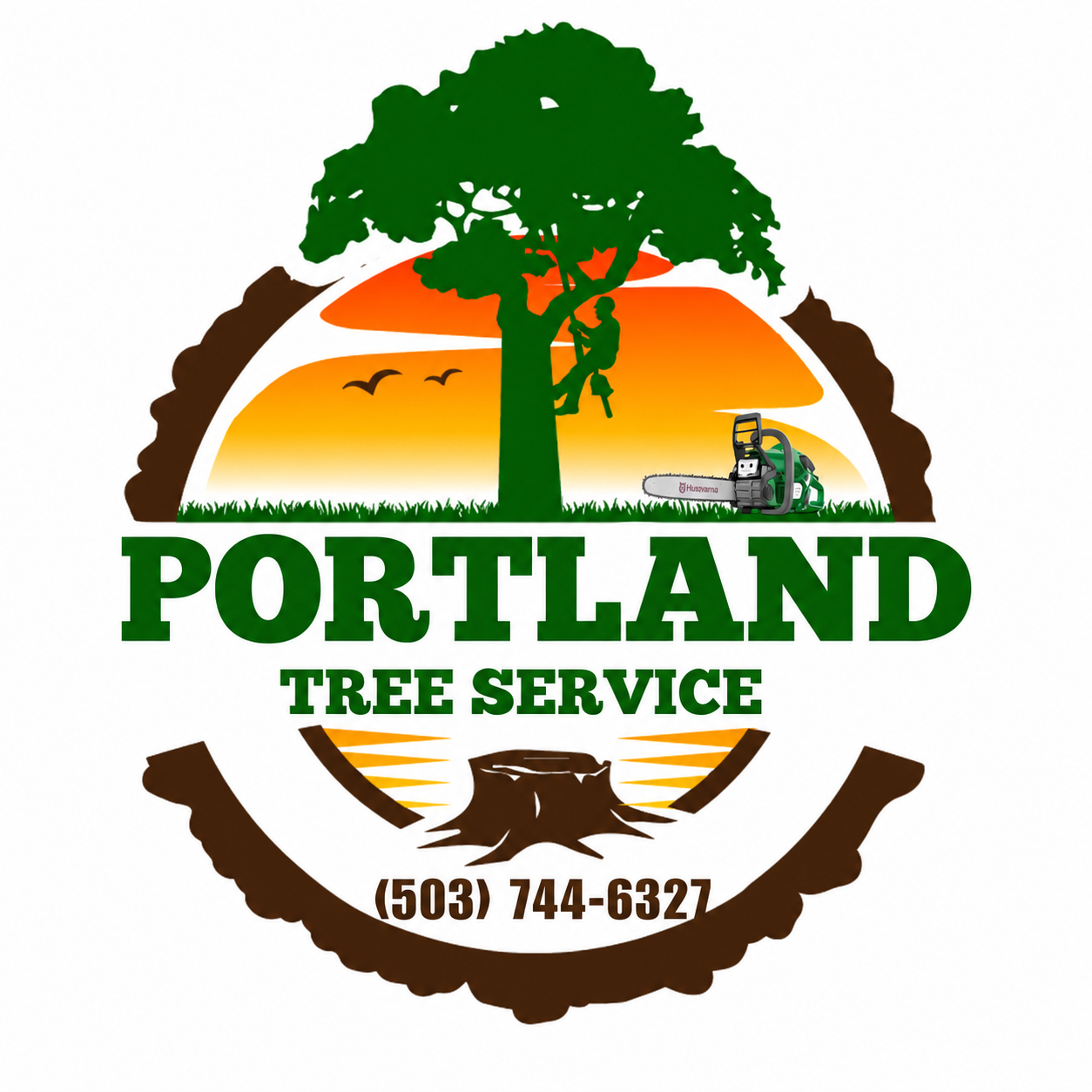 Portland tree service Logo