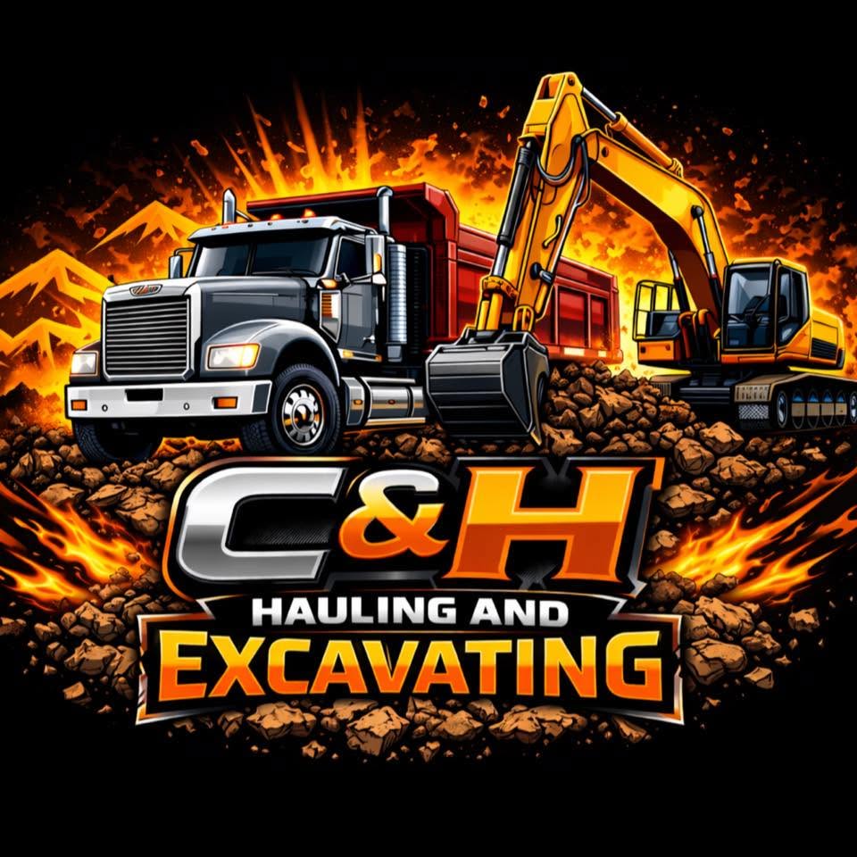 C&amp;H Hauling and Excavating Logo