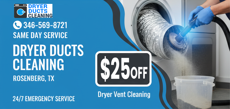 Rosenberg Dryer Duct Cleaning TX