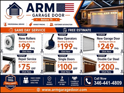 ARM Garage Door Bellaire TX