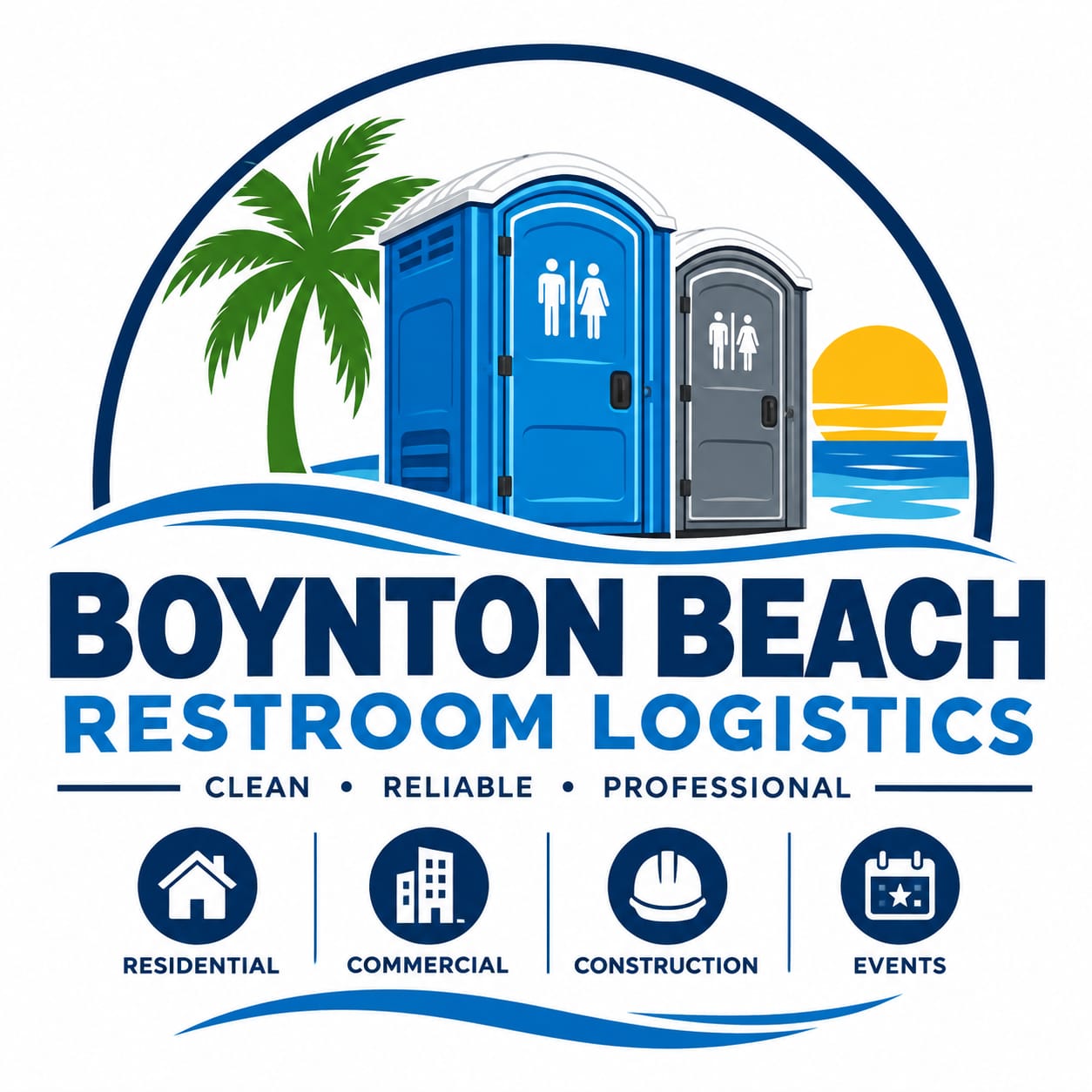 Boynton Beach Restroom Logistics Logo