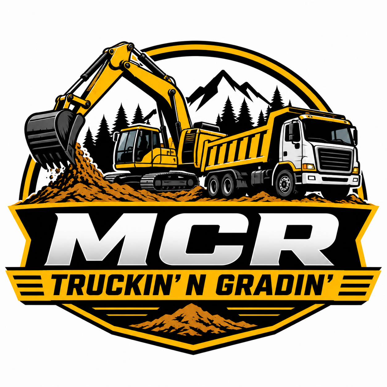 MCR Truckin' N Gradin' Logo