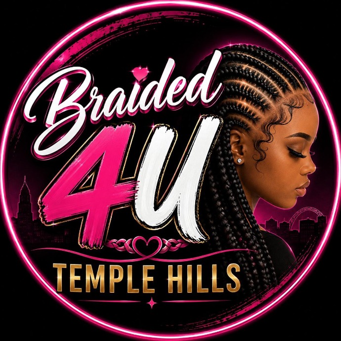 Braided 4 U Temple Hills Logo