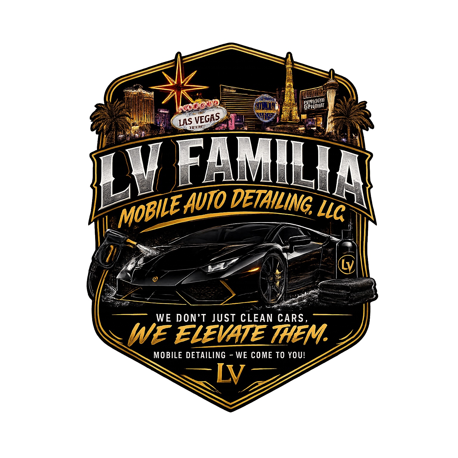 LV Familia Mobile Auto Detailing LLC Logo