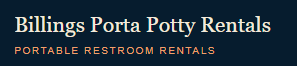 Billings Porta Potty Rentals