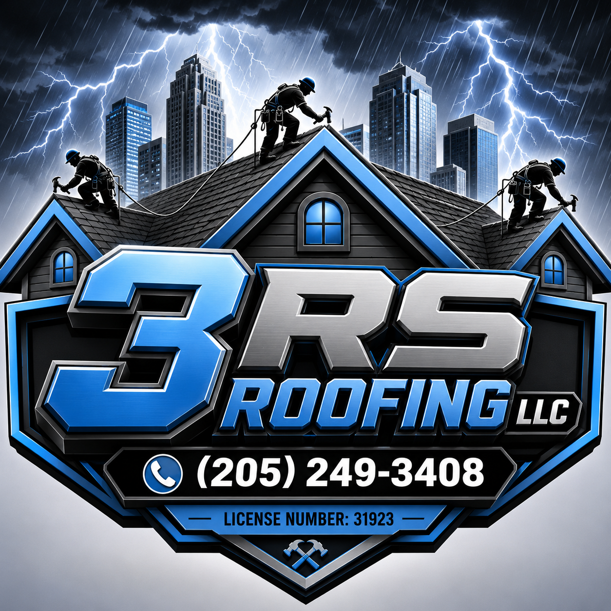 3RS Roofing Logo