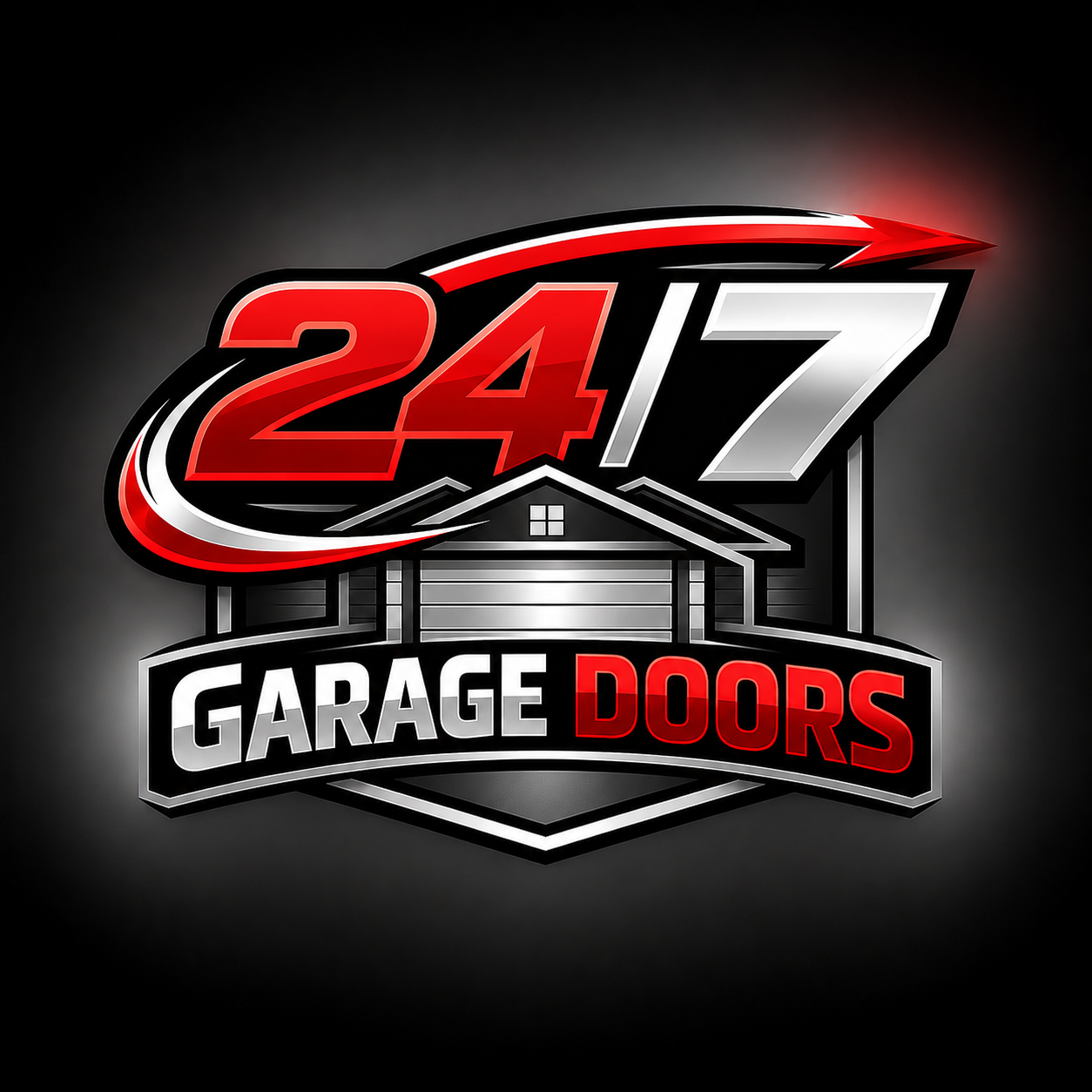 24seven garage doors Logo