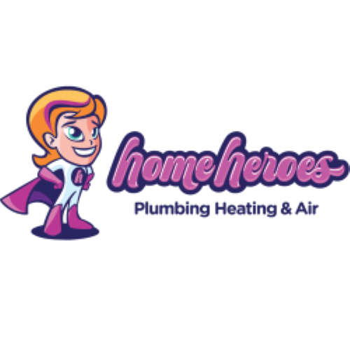 Home Heroes Plumbing Heating &amp; Air Logo