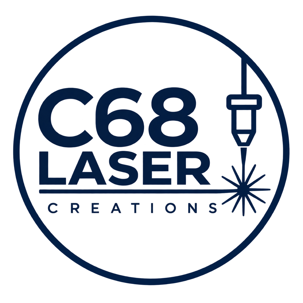 C68 Laser Creations - Custom Engraving &amp; Etching Ohio Logo