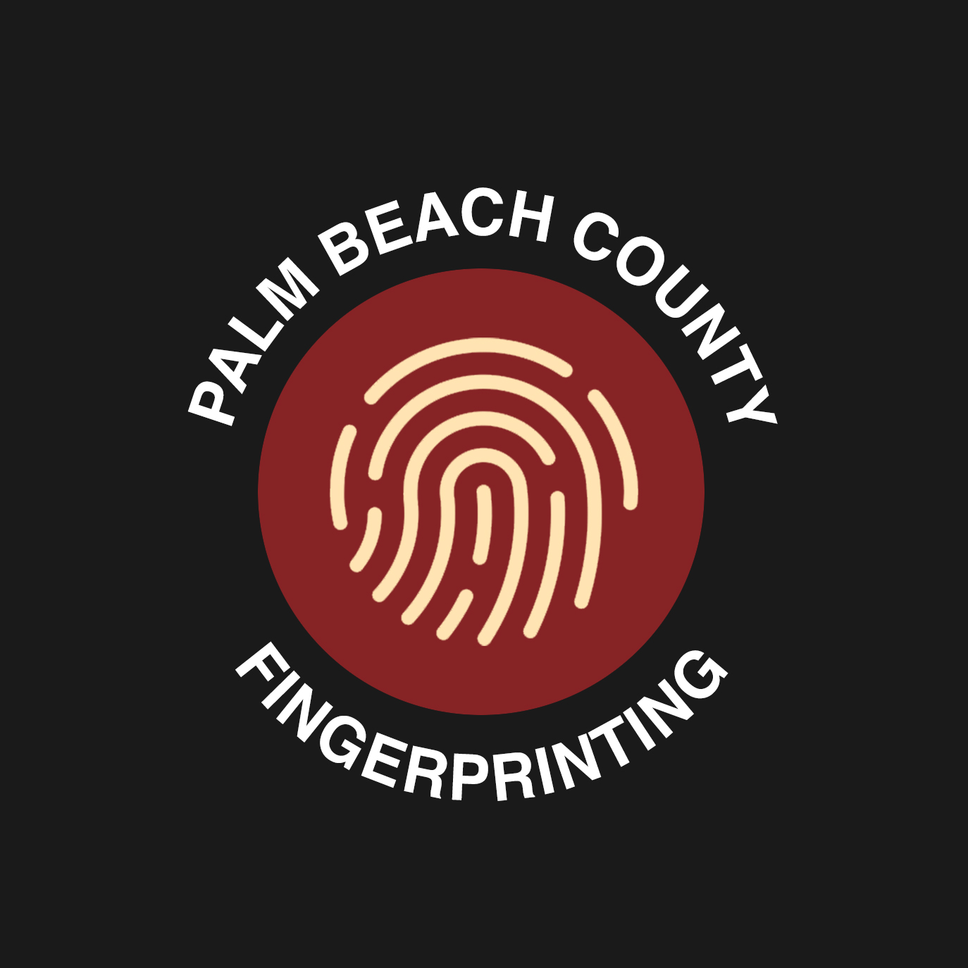 Palm Beach County Fingerprinting Logo