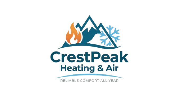 CrestPeak Heating &amp; Air Logo