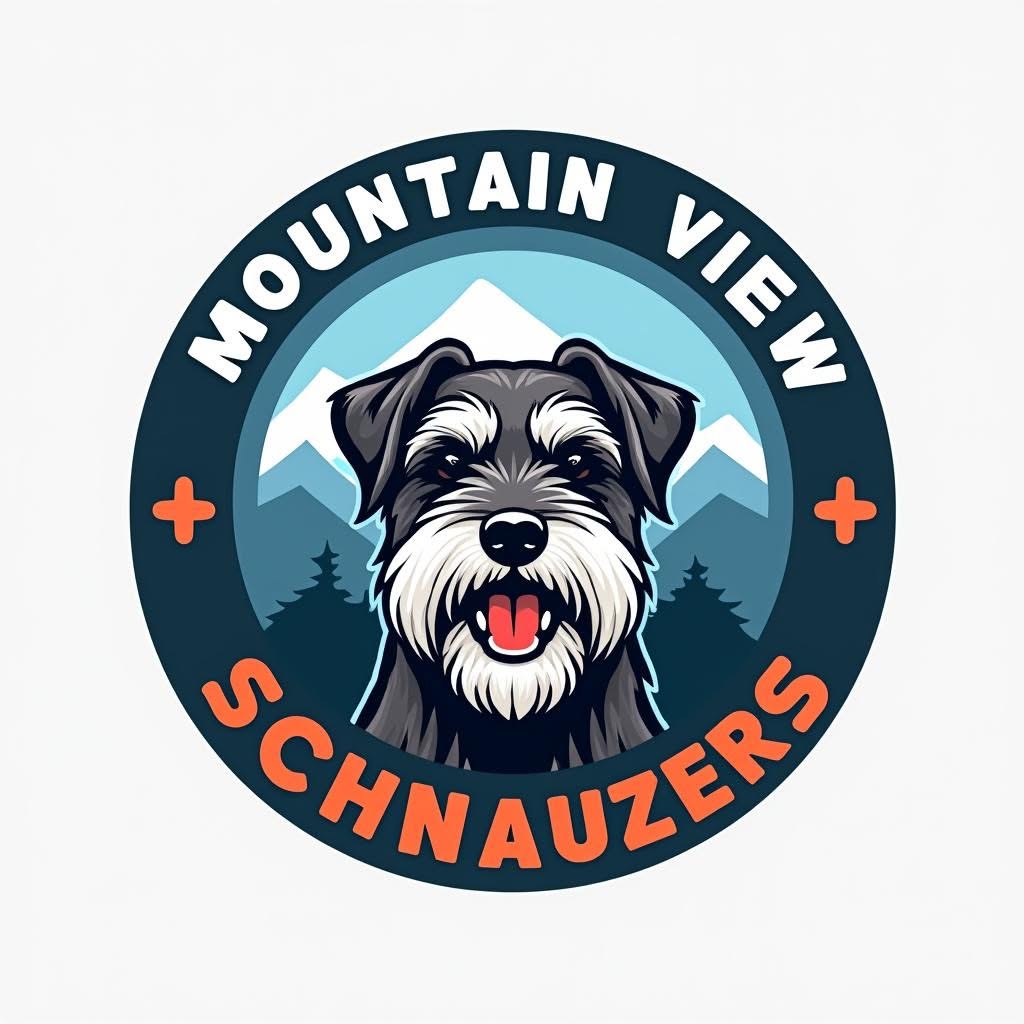Mountain View Schnauzers Logo