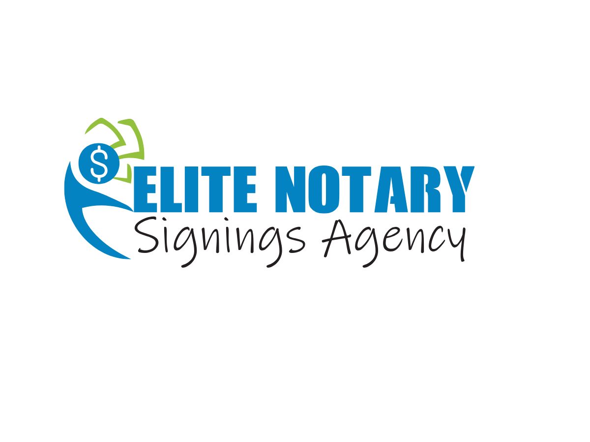 Elite Notary Signings Agency Notary Immigration Services Livescan DMV Logo