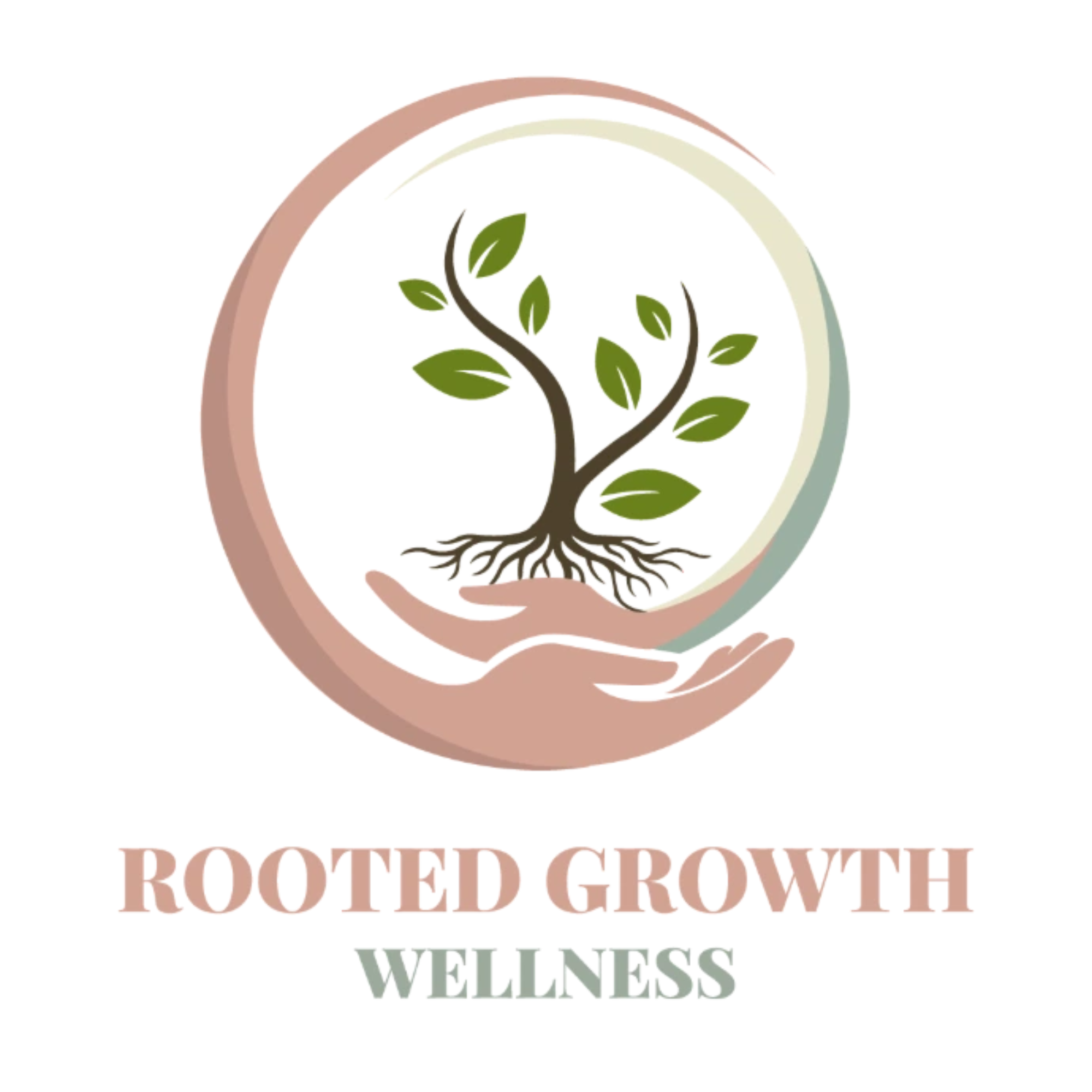 Rooted Growth Wellness Logo