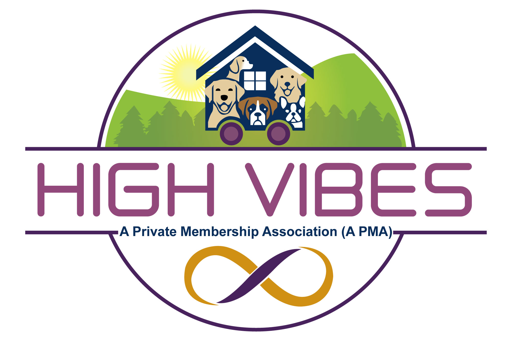 High Vibes Dogs Logo