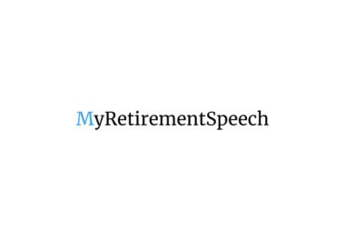 MyRetirementSpeech