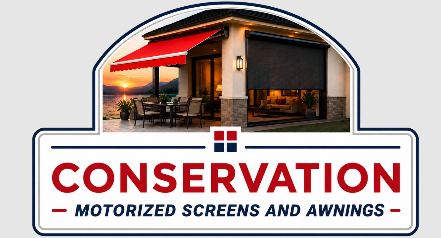 Conservation Motorized Screens and Awnings of Denver Logo