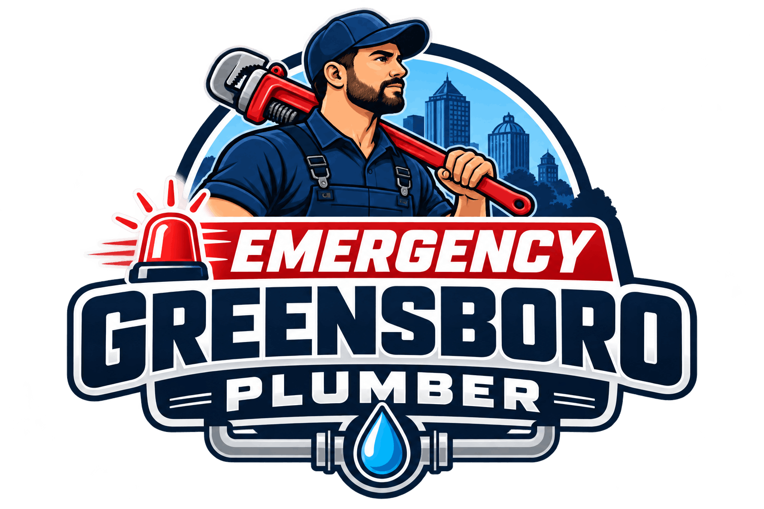 Greensboro Emergency Plumber Logo