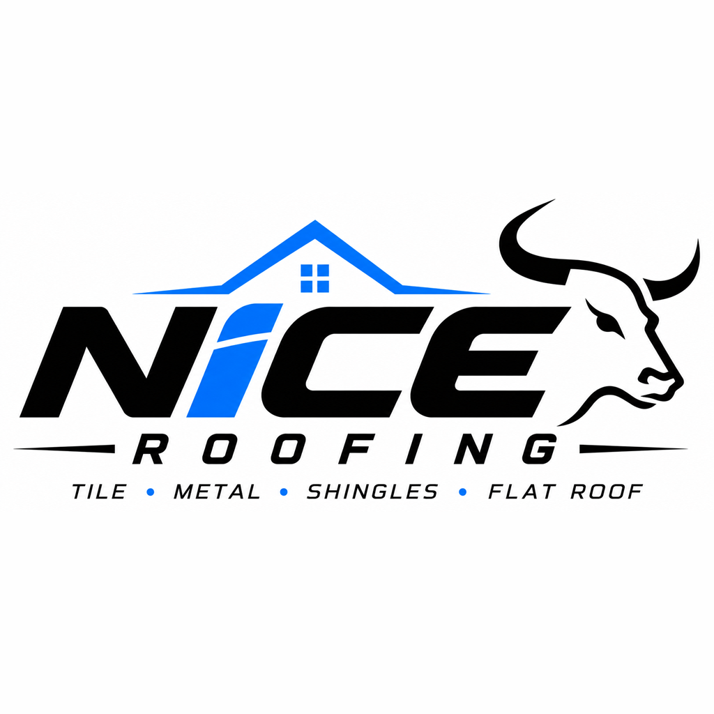 Nice Roofing Logo