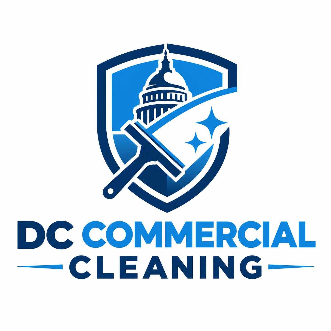 commercial cleaning dc. Logo